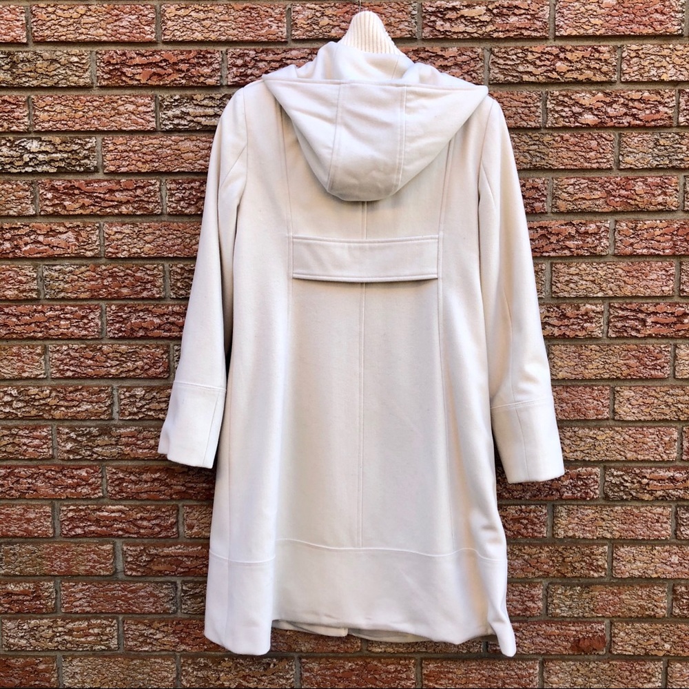 GUESS Ivory Wool-blend Coat - Picture 2 of 8